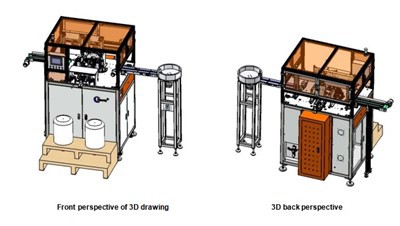 Symmetrical Winding Fully Automatic Hook Winding Machine